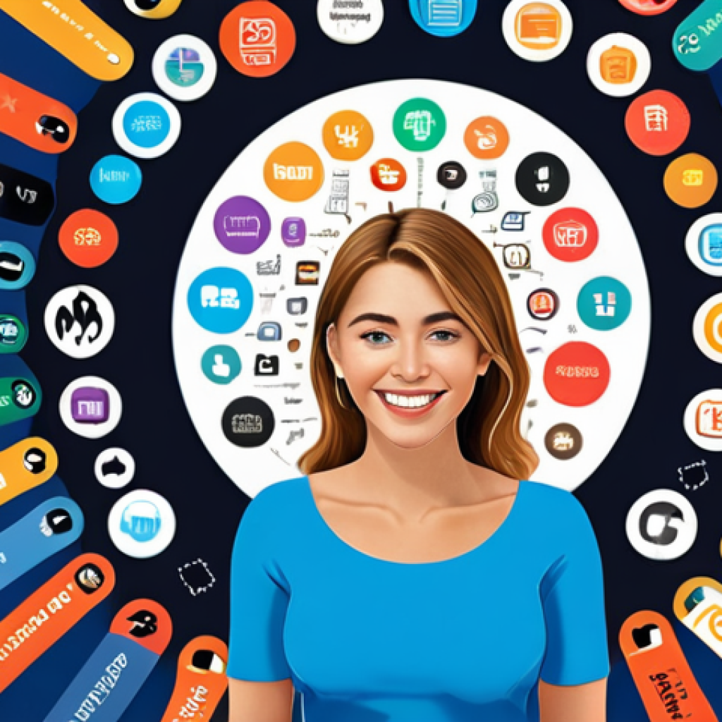 **

A vibrant infographic showcasing diverse content formats like video, blog posts, podcasts, and interactive quizzes, all leading to a happy customer surrounded by brand logos. Emphasis on the connection between varied content and customer engagement.

**